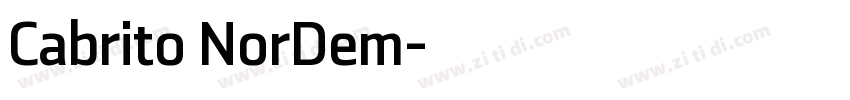 Cabrito NorDem字体转换 Cabrito NorDem字体转换